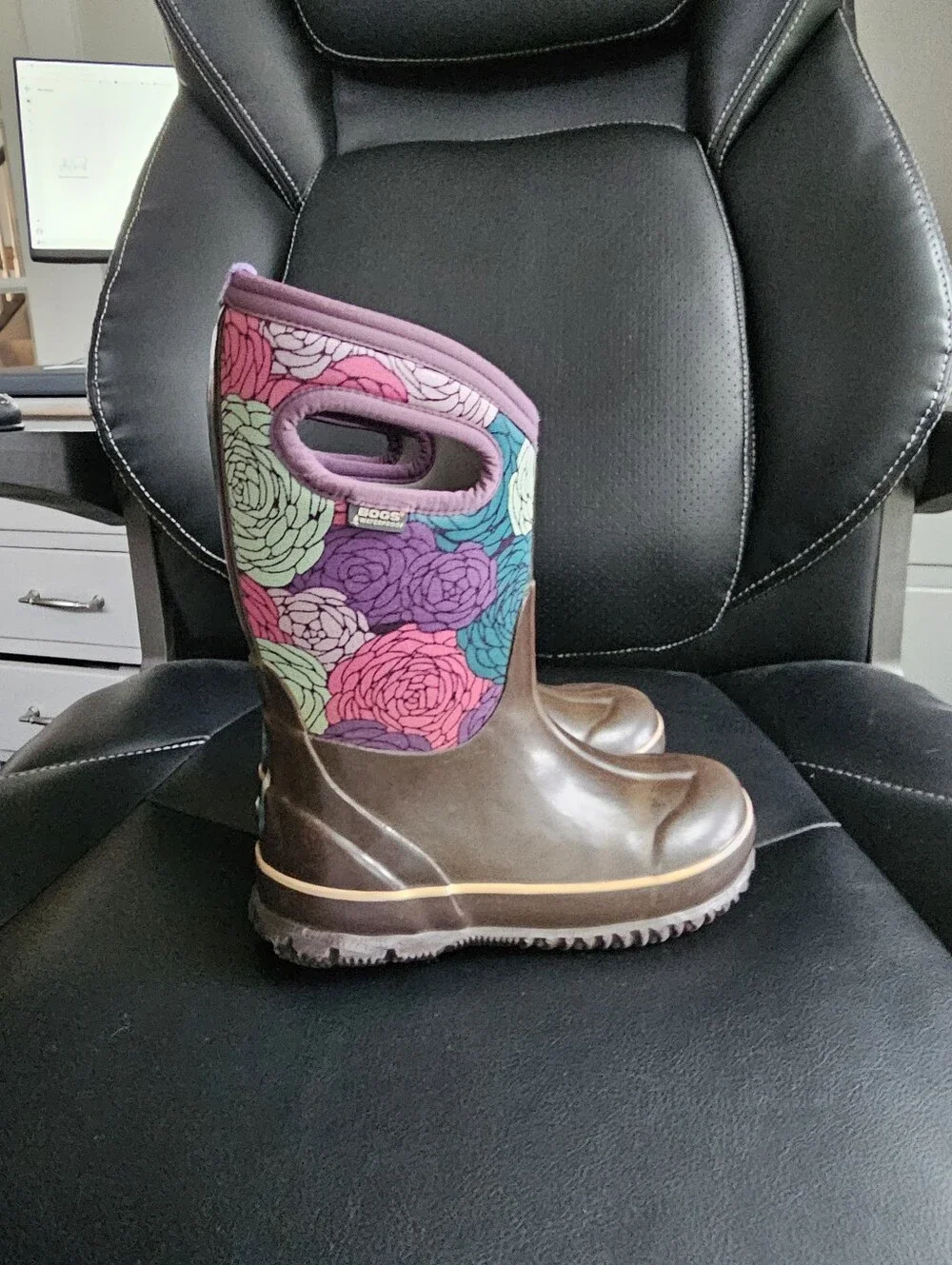 BOGS K Classic Rosey Boots Size 12